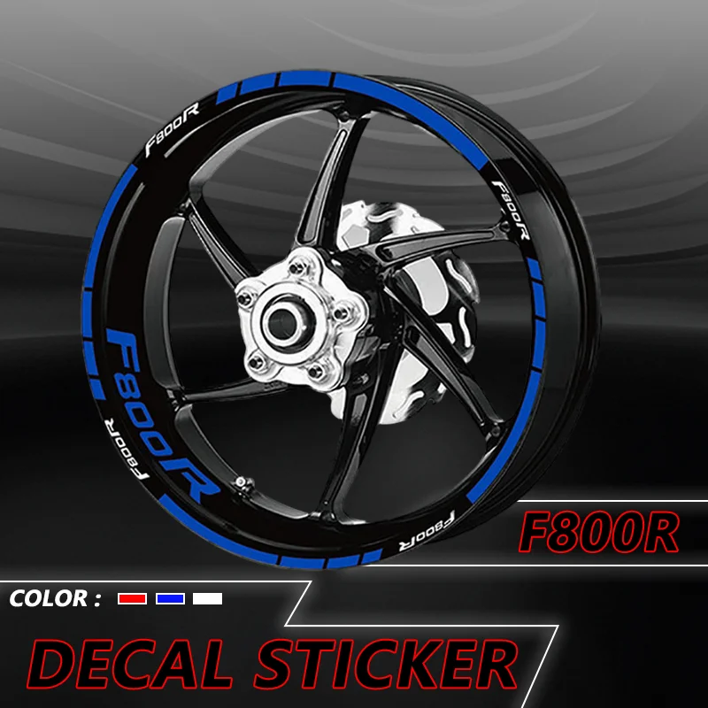 

Wheel Sticker For BMW F800R f800r Motorcycle Tire Waterproof Personality Reflective Stripe Rim Decals Stickers F 800 R