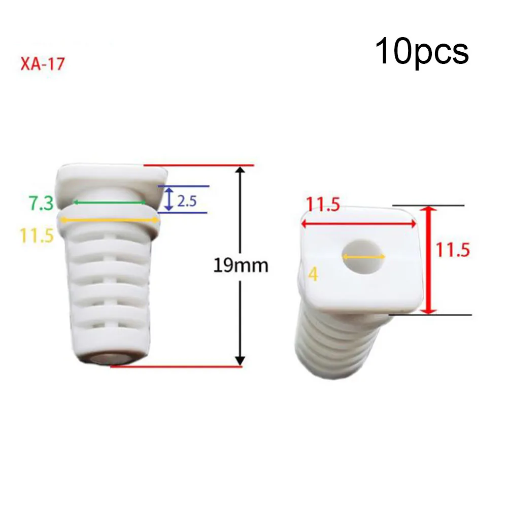 10 Pack Rubber Cable Gland Connector Strain Relief Cord Sleeve For Power Tools Electric Drill 3.5mm 4mm 5mm