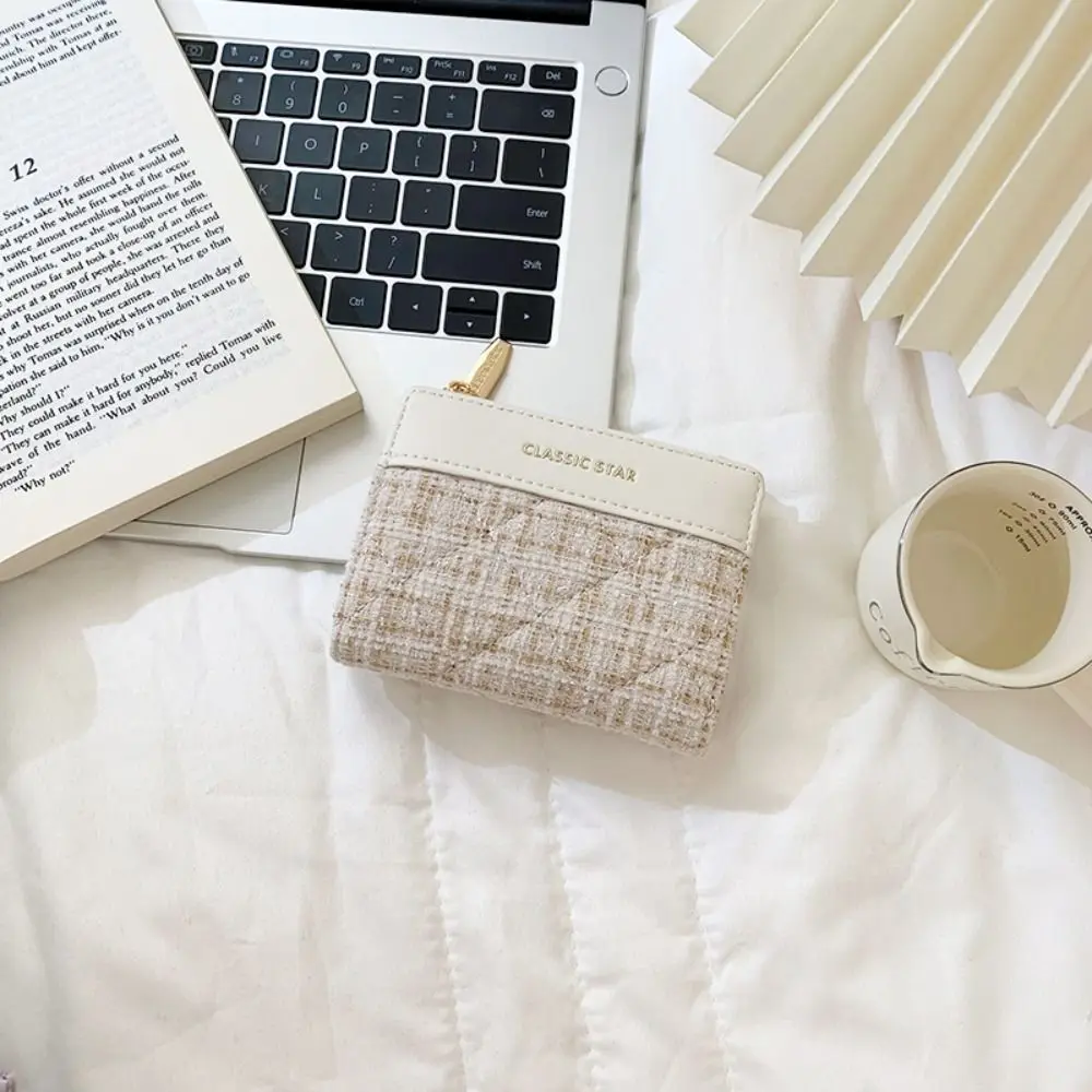 المحمولة الملونة المرأة محفظة قصيرة أنيقة رقيقة جدا بولي Leather حامل بطاقة جلدية سستة قصيرة مخلب الحد الأدنى محفظة نسائية للعملات المعدنية النساء