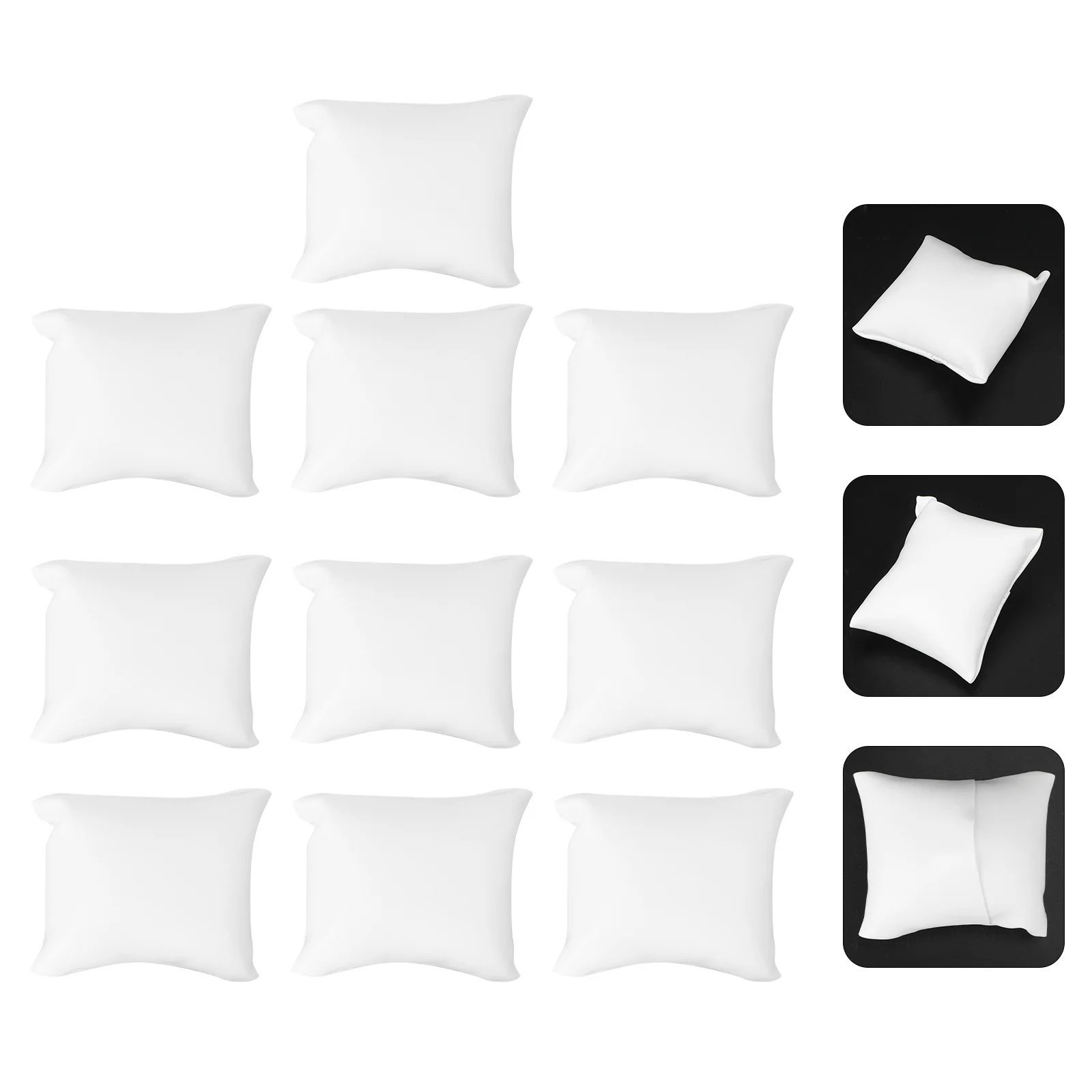 

NOLITOY 10pcs Jewelry Pillow Display Cushions for Watches Bracelets Elegant Organizer Home Shop Comfortable Lightweight Design