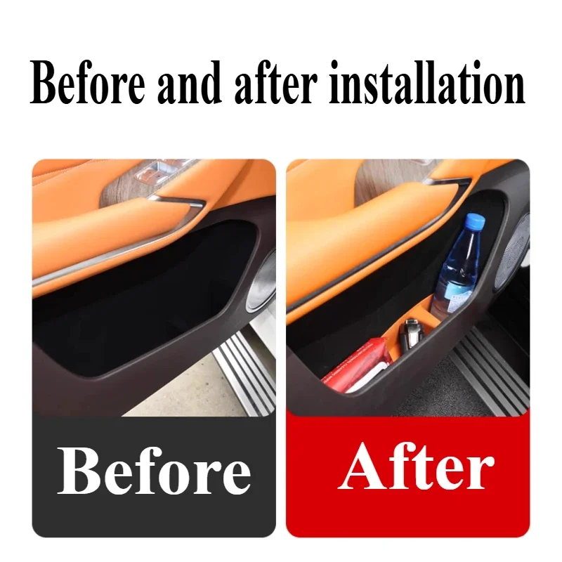 For Tank 500 Hi4-T Car Door Slot Storage Box Silicone Pad Water Cup Pad Waterproof Storage Pad Car Modified Interior Accessories