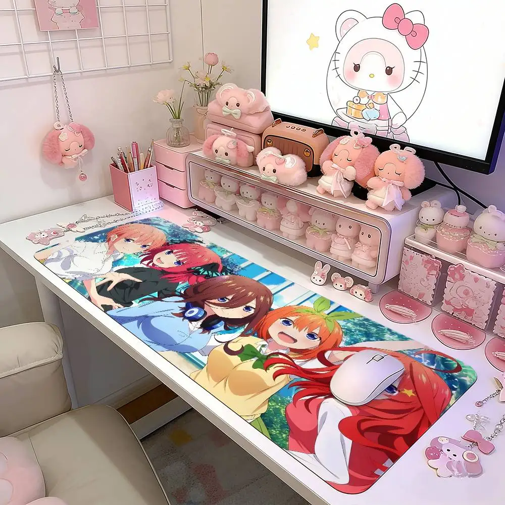 The Q-Quintessential Quintuplets Mouse Pad Gaming Deskmat Sakura Mousepad Anime Office Carpet Gamer Keyboard Computer Desks
