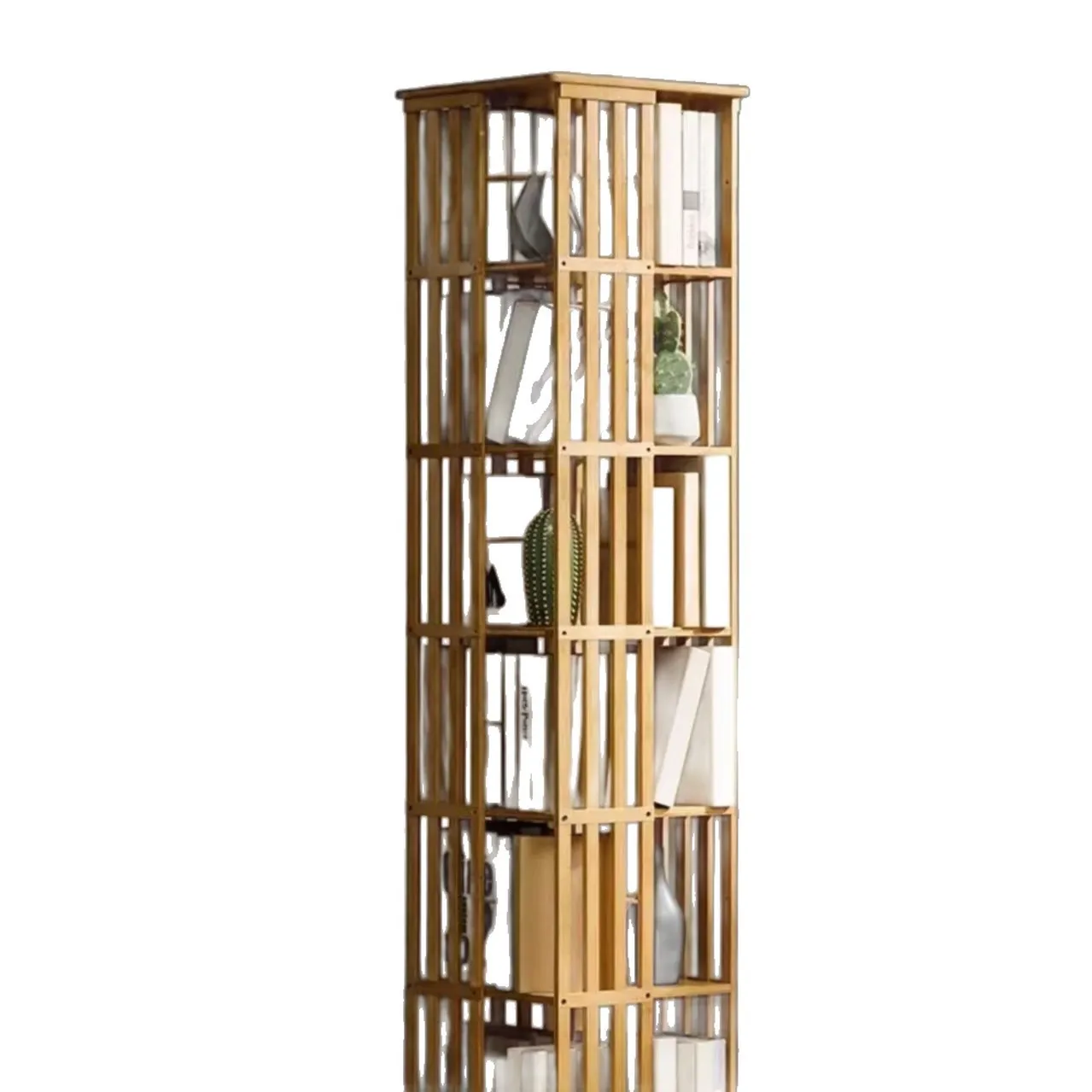 

Mobile 360 bookcase, simple floor rack for home children, simple students