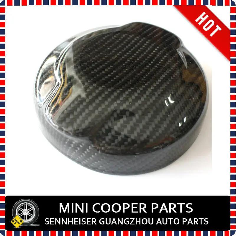 Brand New  F56 F55 (2014-on) Real Dry Black Carbon Fiber Style Fuel Tank Cover Gas Cap Oil Cover For Mini Cooper F56 ( 1Pcs/Set)