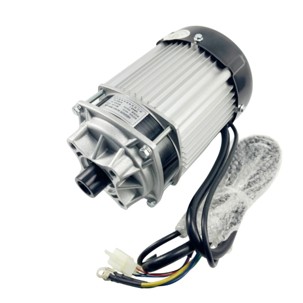 1000w DC 48V Brushless Gear Motor, 6T Spline Shaft Direct Current Permanent Magnet Brushless Motor BLDC. BM1418ZXF-02