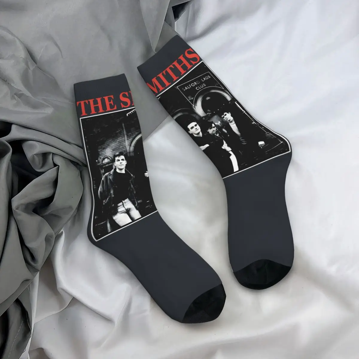 Crazy-calcetines de compresión con estampado de The Smiths para hombre, calcetín de estilo británico, Rock Bands, Harajuku, calidad, novedad