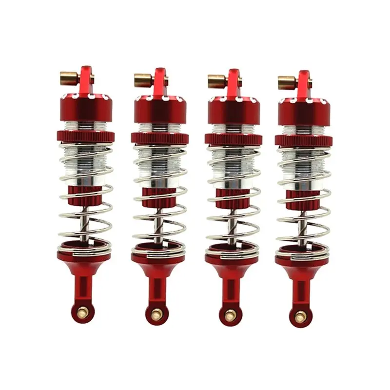 FBIL-For MJX 1/7 7303 7304 RC Car Accessories- Front& Rear Hydraulic Shock Absorber Kit For Upgrades