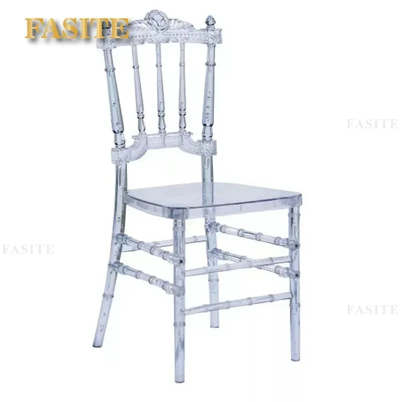 

For 100pcs Hotel Wedding Outdoor Event Rental Resin Chair Transparent Acrylic Detachable Chair