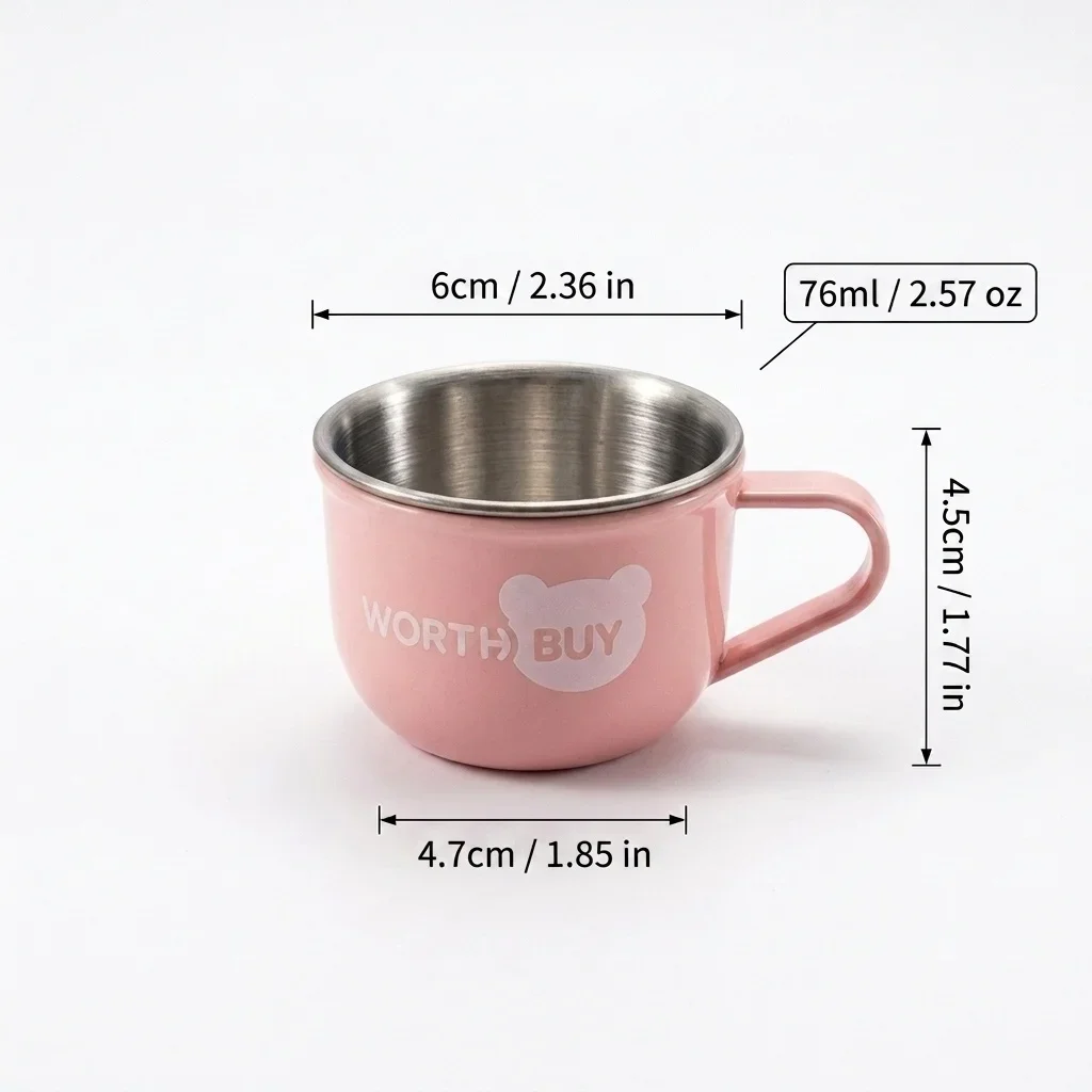 Koffiemok Espresso Kop 304 RVS Kunststof Draagbaar Anti-verbrandings Mini Tumbler Onbreekbaar Reismokken Vaatwasmachinebestendig