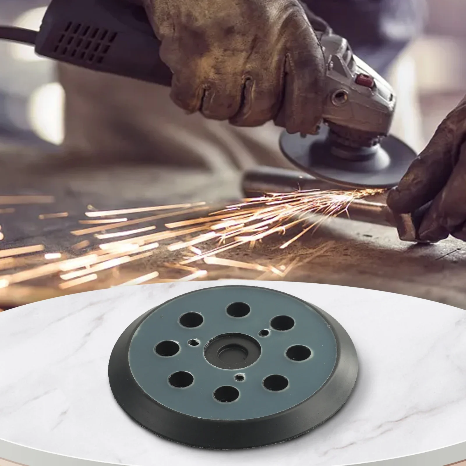 125 مللي متر 5 بوصة دعم الوسادة المدارية ساندر الوسادة 8 حفرة ل BO5041 قرص الطحن MT922 ساندر لزجة القرص SV13YA SV13YB ساندر