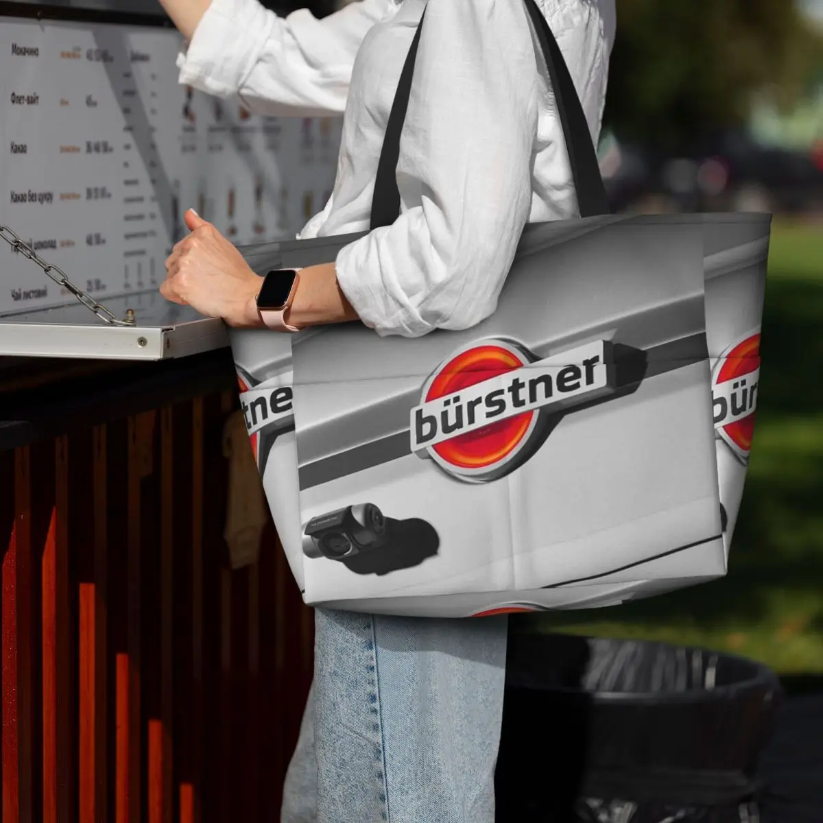 

Пляжная большая сумка с логотипом Burstner, спортивная сумка для занятий йогой, большая большая сумка, женская дорожная сумка, сумка для фитнеса