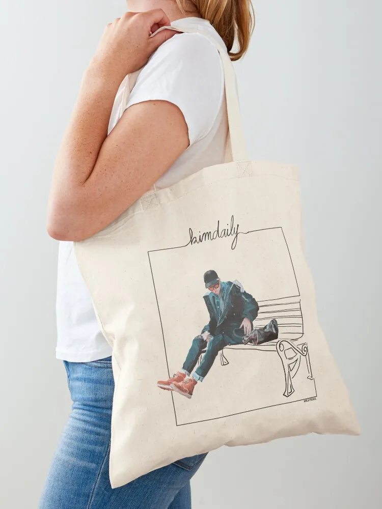

Kim (Namjoon) Daily Tote Bag female bag reusable grocery bags Women's beach bags custom tote bag