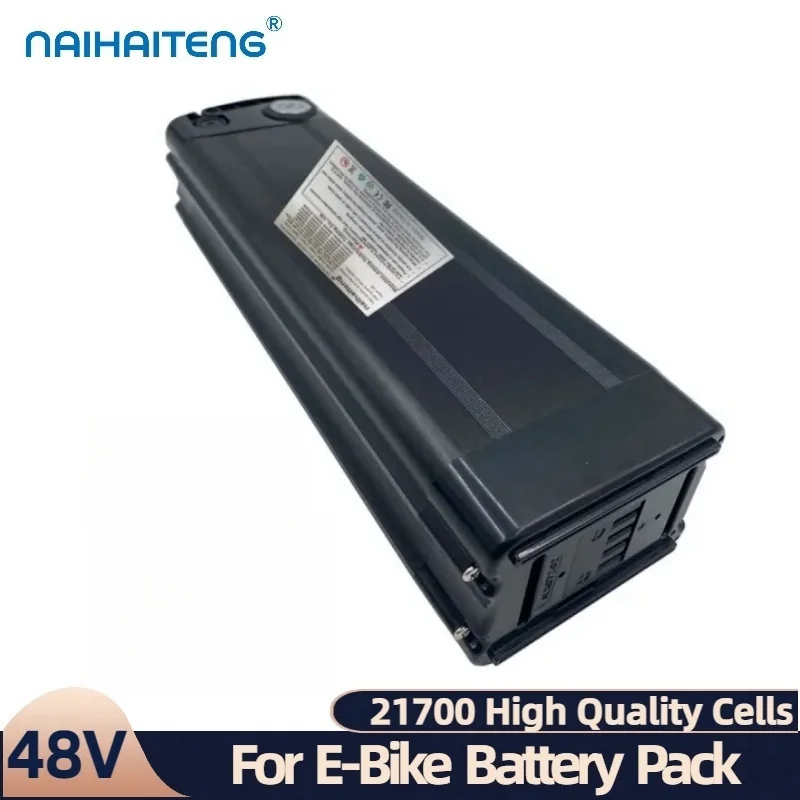 48V 15AH 20AH 25AH 21700 13S Rechargeable Li-ion Battery Pack For Silver Fish Shell Modification Folding Bikes Customizable