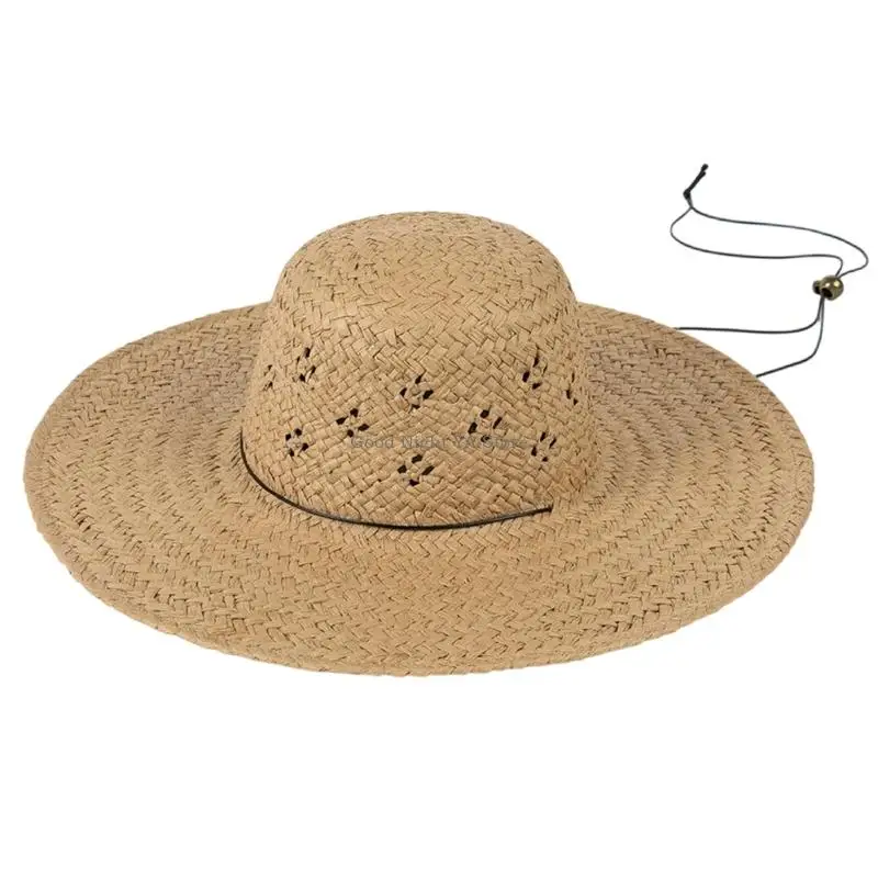  Trendy Oversized Brims Paper Straw Hat Suitable For Resort And Daily Wear