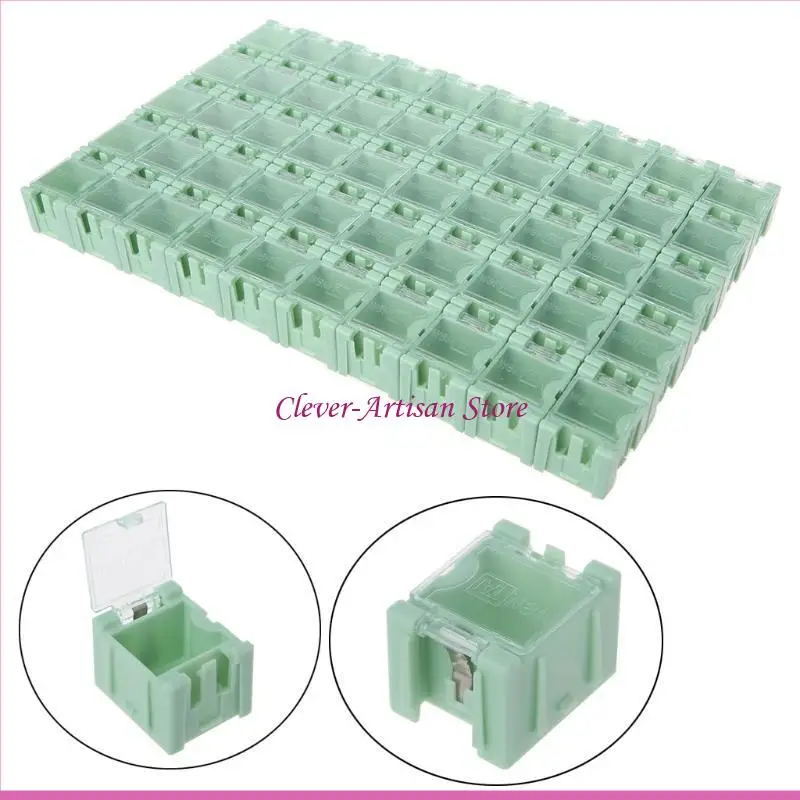 E06B 50 PCS/SET SMT Электронные компоненты контейнер мини -коробки для хранения