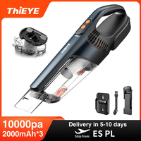 ThiEYE 10000Pa Handheld Cordless Car Vacuum Cleaner 2-in-1 Double Layer HEPA Filter Car Accessory Home Appliance Vacuum Cleaner