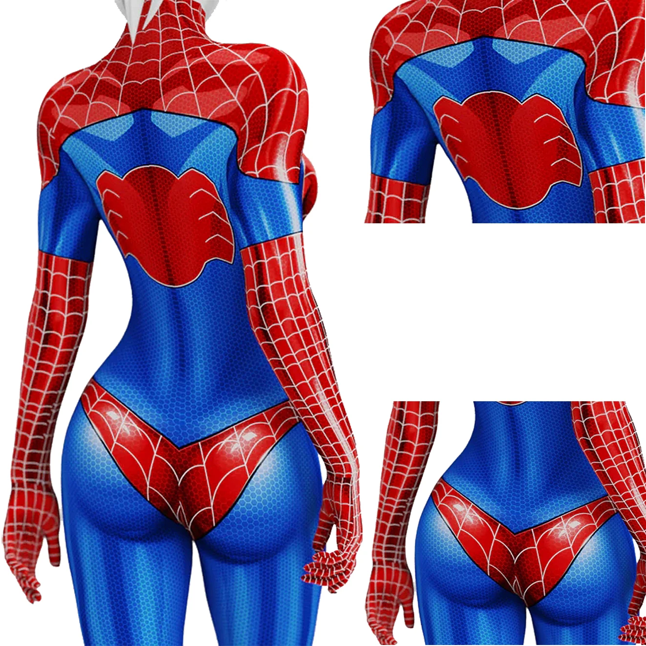 Symbiotic Venom Red Spider Women Cosplay Superhero 3D Printed Spandex Disfraces Para Bodysuits Zentai Outfits Halloween Costume