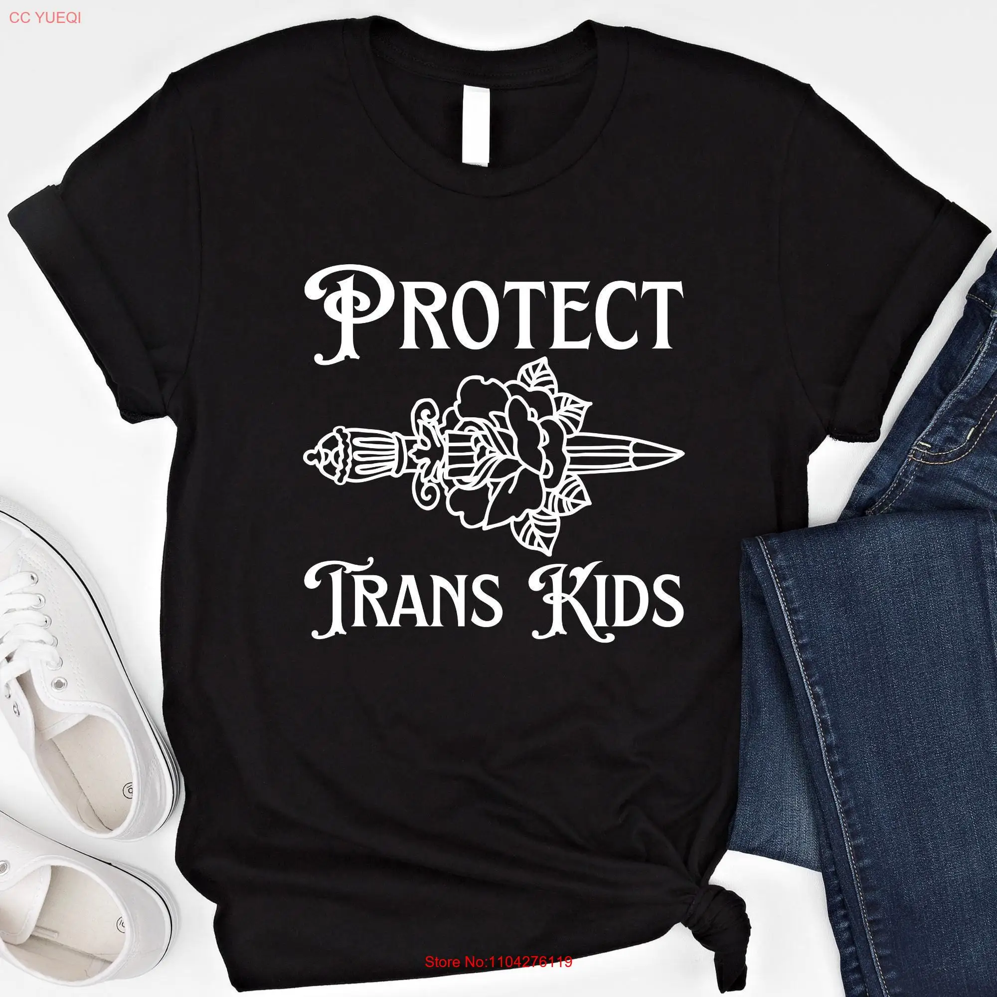 

Protect Trans Kids T Shirt Rights SweaT Youth LGBTQ Pride Month Sweater Gothic Style long or short sleeves