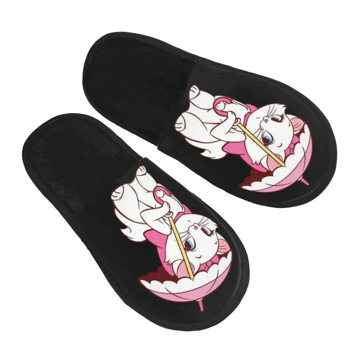 

Custom Marie Cat Cartoon Memory Foam Slippers Women Cozy Warm House Slippers