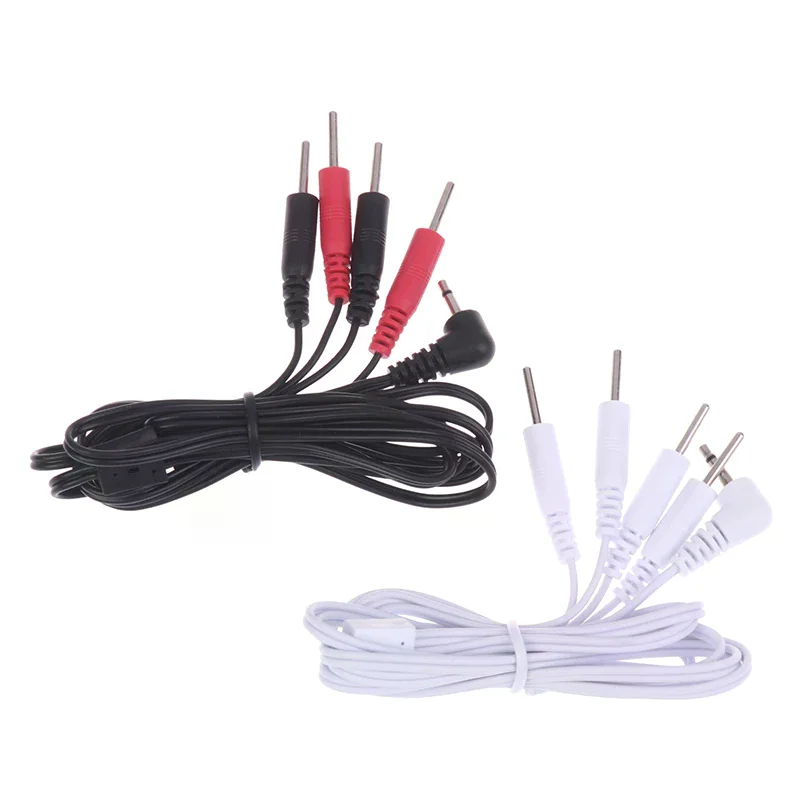 4 Pins Head 2.5mm Plug Type Electrode Cable Line Wire For Tens Acupuncture Electrical Nerve Muscle Stimulator