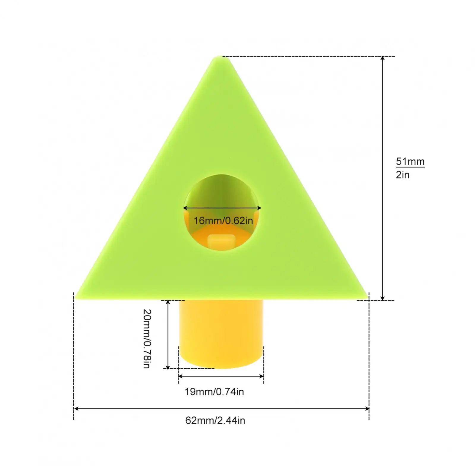 6 PCS Triangle Removable Spray Foot Support Bracket for Suitable Sticks / Board, Woodworking Brush Paint Spray Bracket Tools