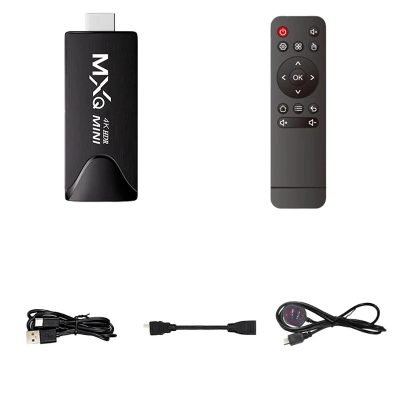 

Mini Smart TV Stick Android 10 Quad Core Support 4K HD Play Store 2.4G Wifi TV Stick Android H.265 Media Player Set