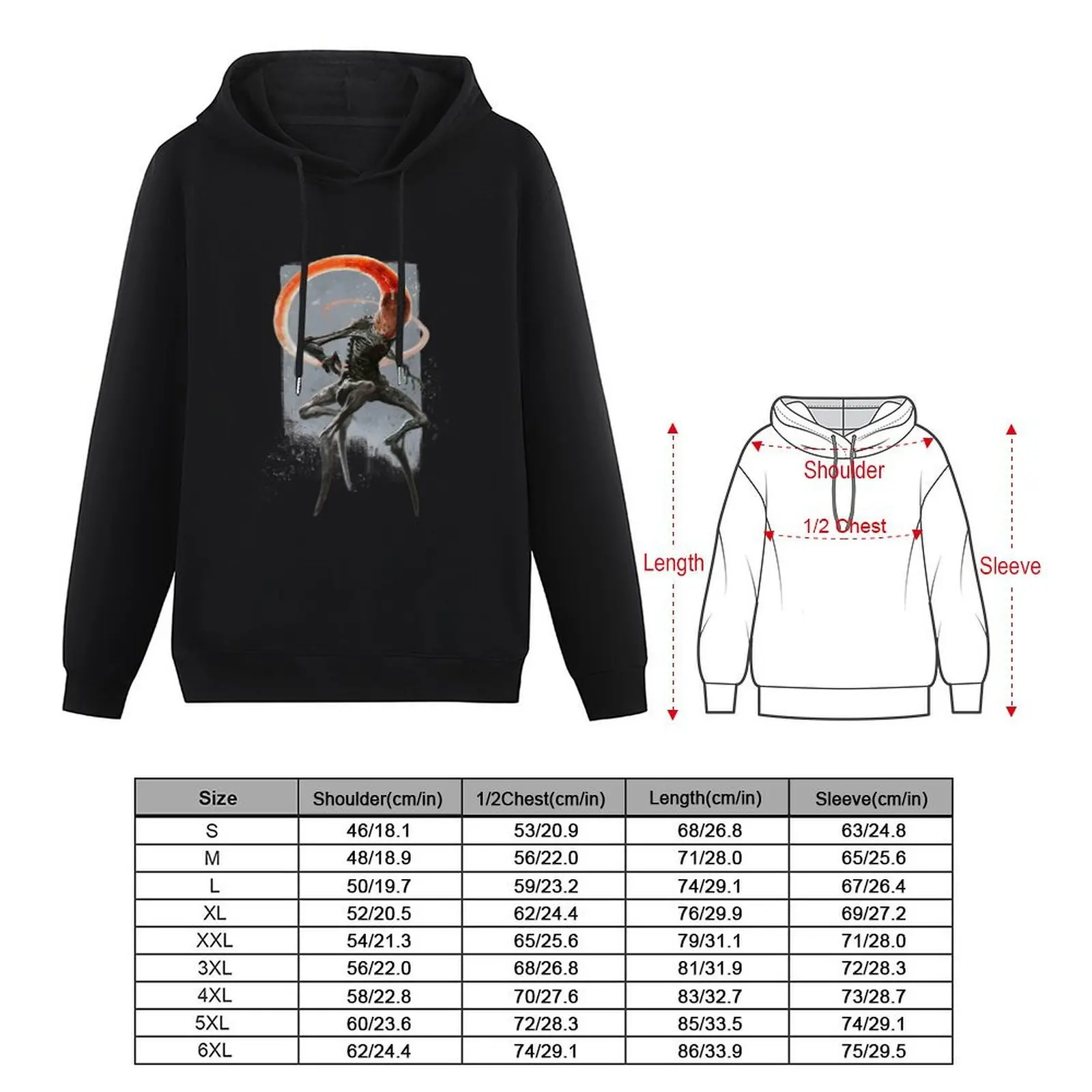Nyarlathotep - The Bloody Tongue من Lo?c Muzy Hoodie ملابس أنيمي بلوزة الخريف الرجال ارتداء رجل هوديي