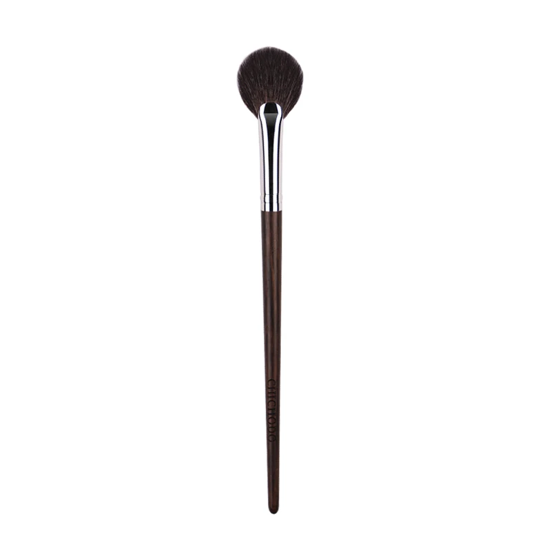 CHICHODO Makeup Brush-Luxury Ebony Handle Natural Hair 41Pcs Brushes Series-013Goat Hair Small Semicircular Highlighter Brush