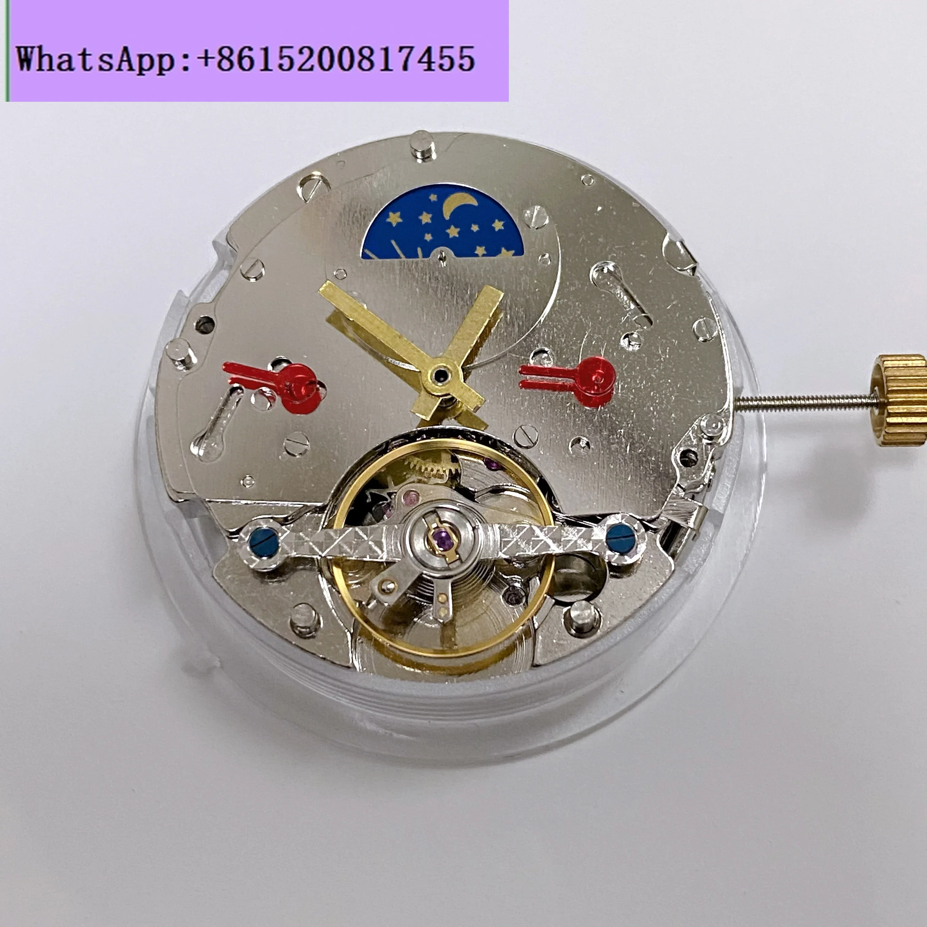 domestic multi-function mechanical movement 12-point star bare balance wheel six-pin automatic multi-pin movement