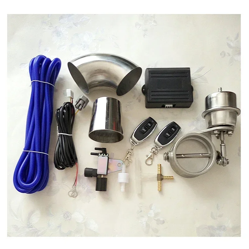 2.5 inch 6  m electric exhaust cutout remote control Vacuum exhaust cutout valve Exhaust muffler valve