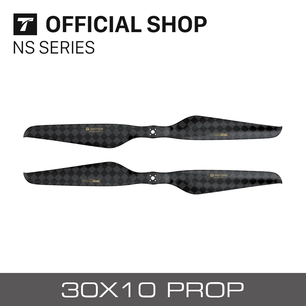 T-MOTOR NS30*10 high quality quick delivery Carbon Fiber CW/CCW RC UAV multirotor Quadcopter Propeller