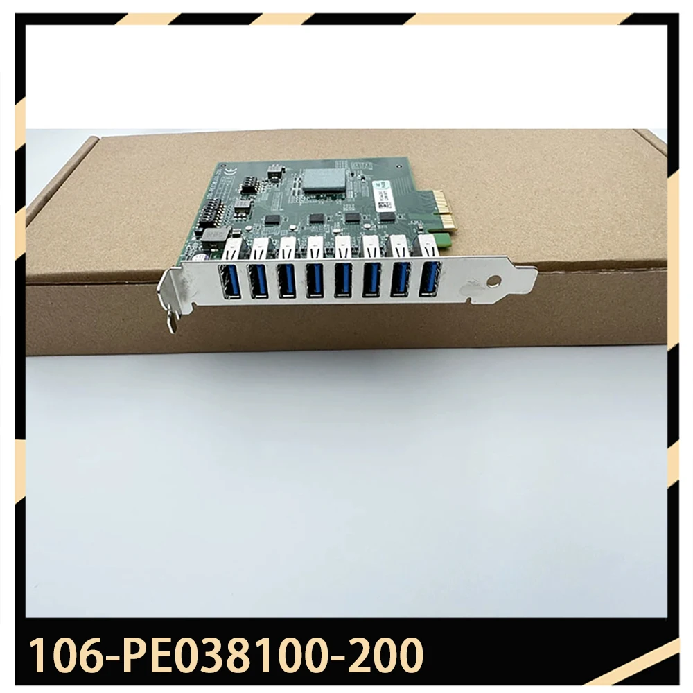 For Industrial Vision Camera Card USB3.0 Card 8-port USB Acquisition Card PCIE U381 106-PE038100-200