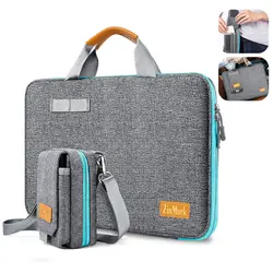 Laptop Case 15.6 Inch Briefcase with Detachable Belt Bag, Compatible All of 15-16 Inch MacBook and Most 15.6 Inch Notebooks