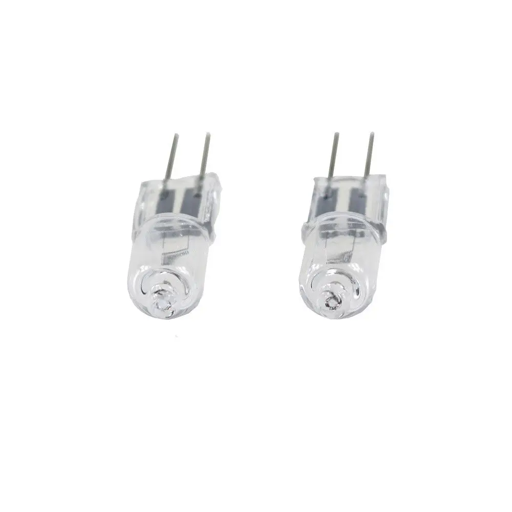 Bombillas de cápsula halógenas G4, 20w, 12V, 2 pines, blanco cálido, 10 unidades