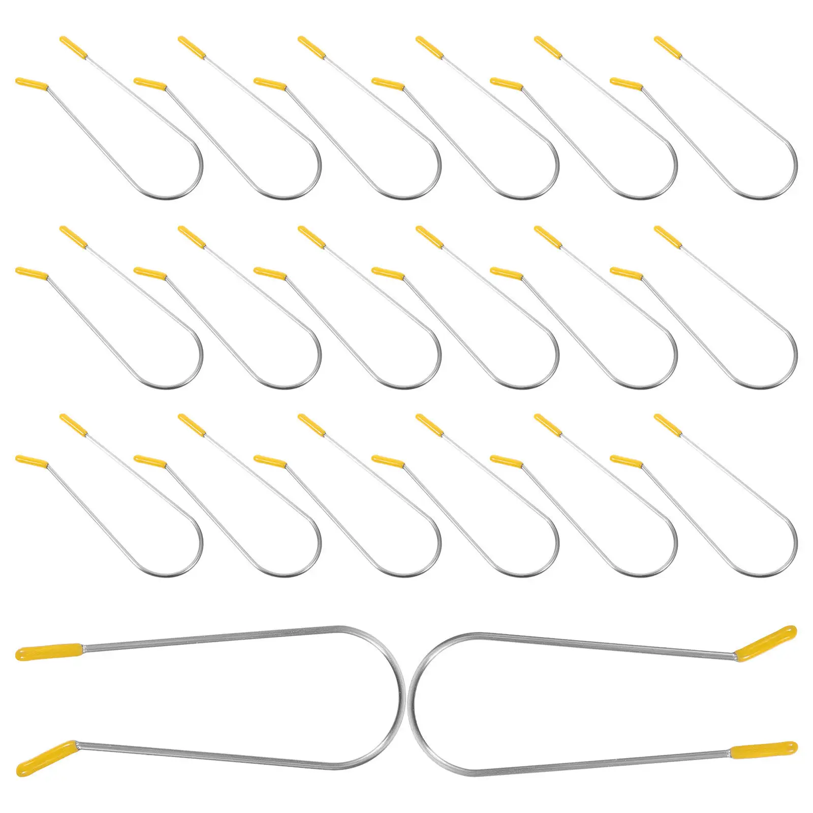 20Pcs Hair Roller Clips Hot Curler Securing Pins Stainless Steel Replacement Clamps for Comfortable Reliable Curl Hold