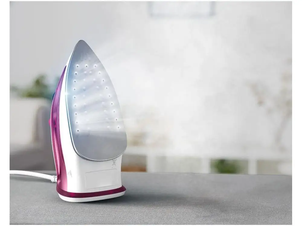 Arno Essentialgliss Pink and White Steam Iron-220V