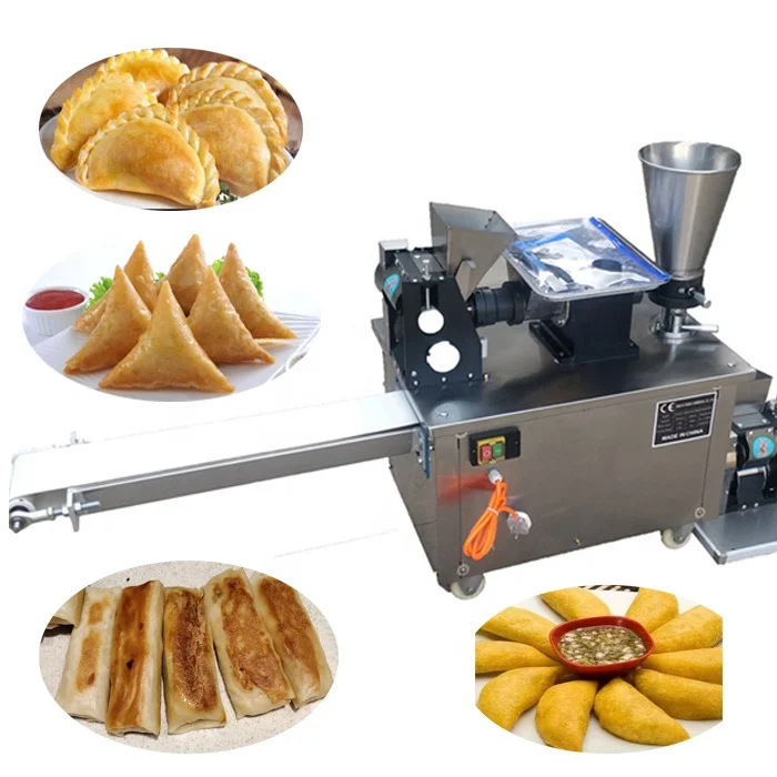 Factory Price 110v 220v 240v Automatic Dumpling Gyoza Machine/Russia Ravioli/Pierogi/Pelmeni/Empanada Samosa Making Machine