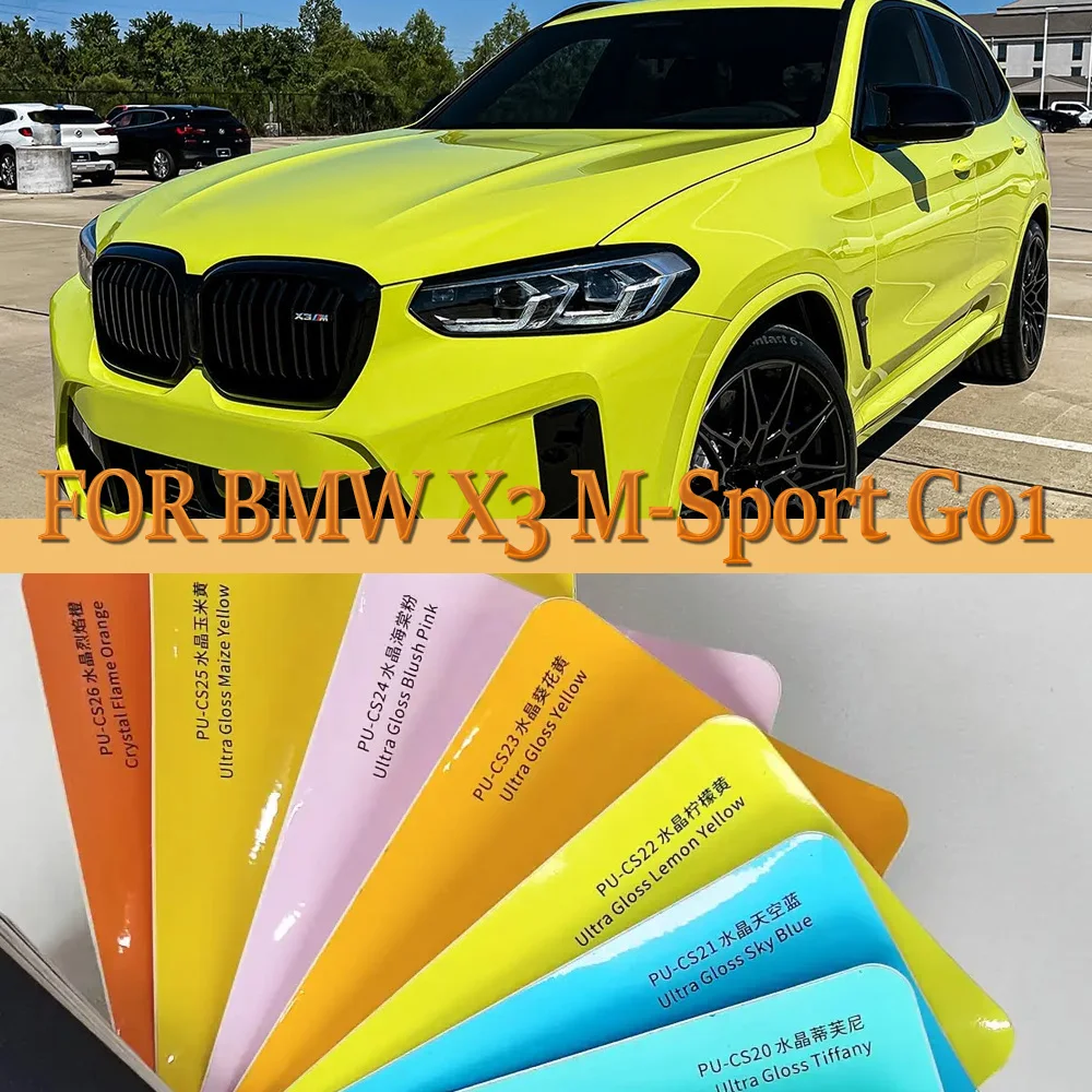 

Предварительно вырезанная защитная пленка из ТПУ PPF для BMW X3 M-Sport M G01 2022-2023, комплект кузова, прозрачный 8,5 мил, ТПУ, прозрачные автомобильные аксессуары