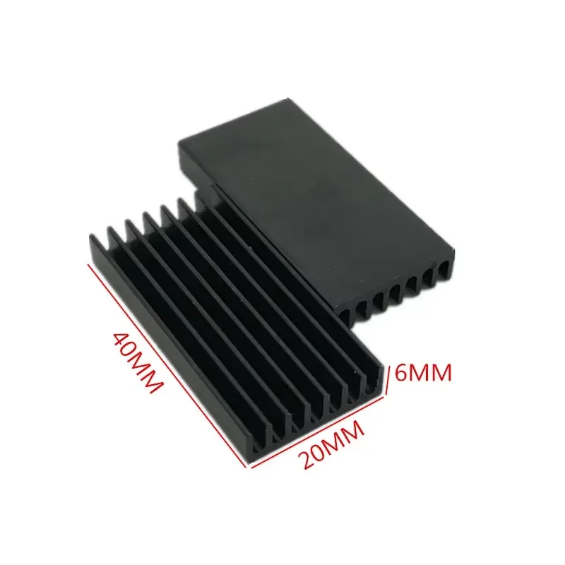 for Thickened Aluminum Radiator 40x20x6mm Chip Mainboard Cooler High Quality CPU Heat Sink Block Profile