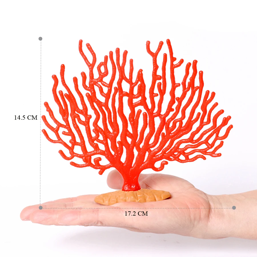 Realistic Coral Sea Anemones Sea Life Animals Plastic Model Figures Educational Miniature Collection Toys Kid Gift