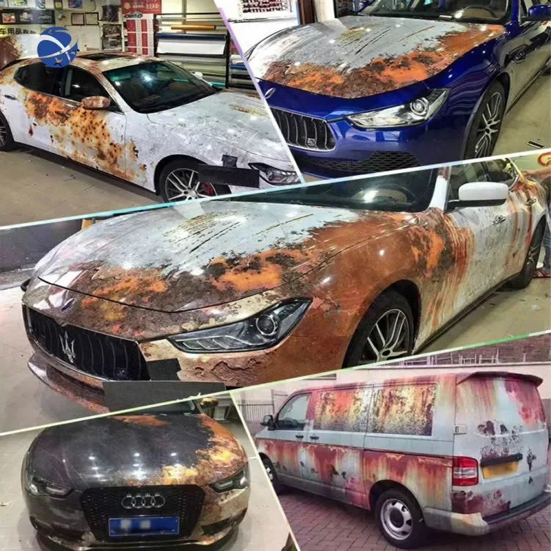 YyhcTop Quality 1.52*28m Rust Auto Body Decoration Sticker