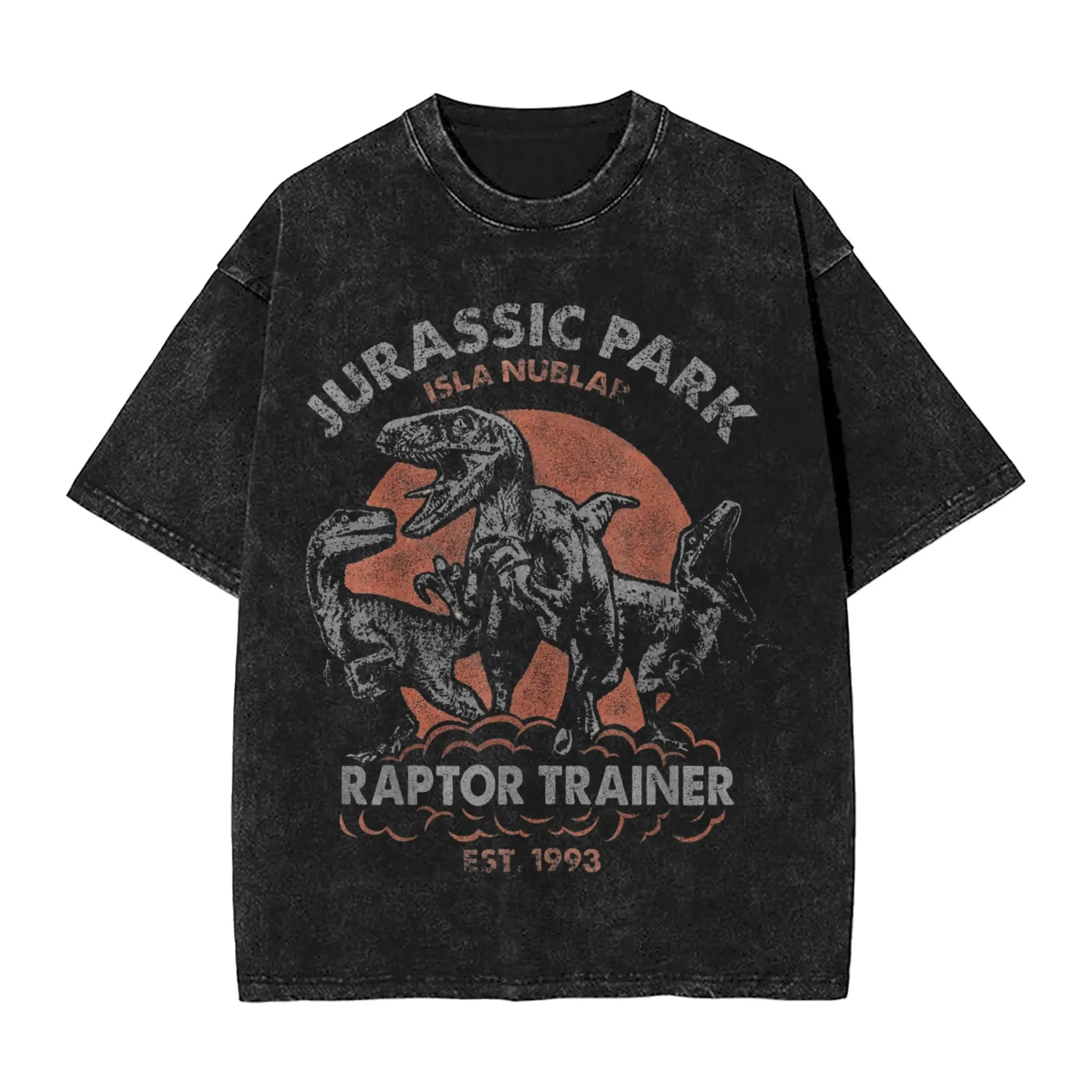 

Raptor Trainer T-Shirt Jurassic World Hippie T-Shirts Short-Sleeve Streetwear Tops Beach Cotton Crew Neck Big Size Tees