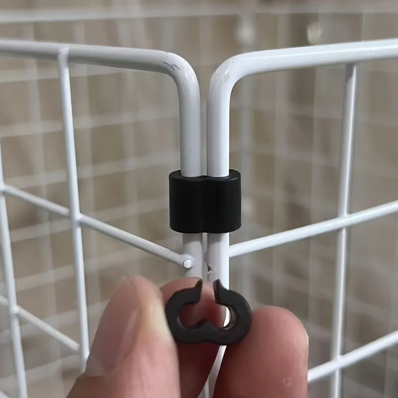 20PCS Plastic Connector Fittings - DIY Modular Grid Panel Assembly Kit for Pet Playpen, Cat and Dog Fence Enclosures, Grid Panel