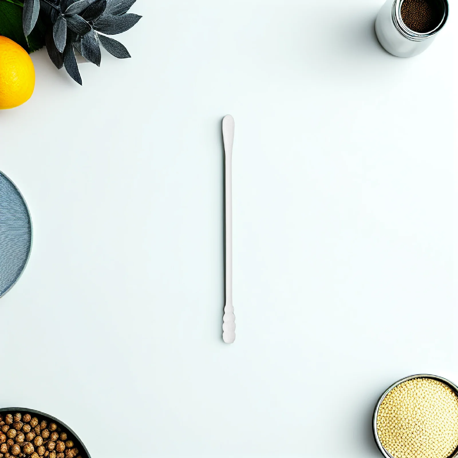 مسحات قطنية ذات طرف مزدوج 200 قطعة من البراعم لتنظيف الفم الآمن ومزج المكياج والعناية الشخصية