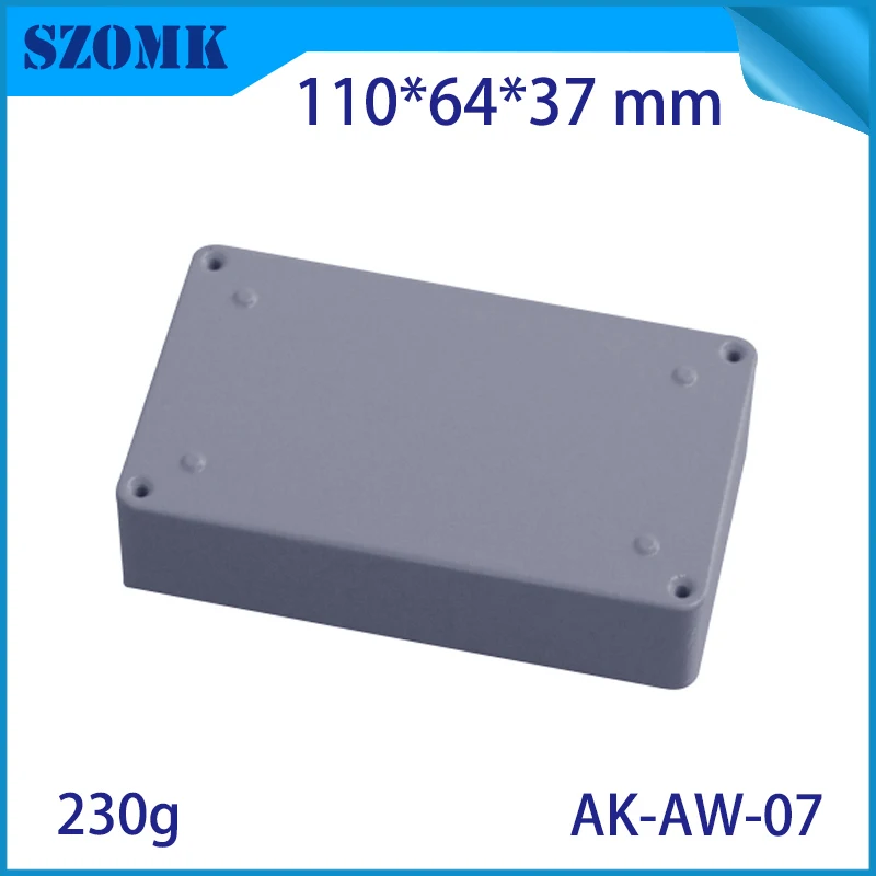 1Piece 110*64*37mm szomk waterproof aluminum die casting housing case aluminum enclosure for electronic device junction box