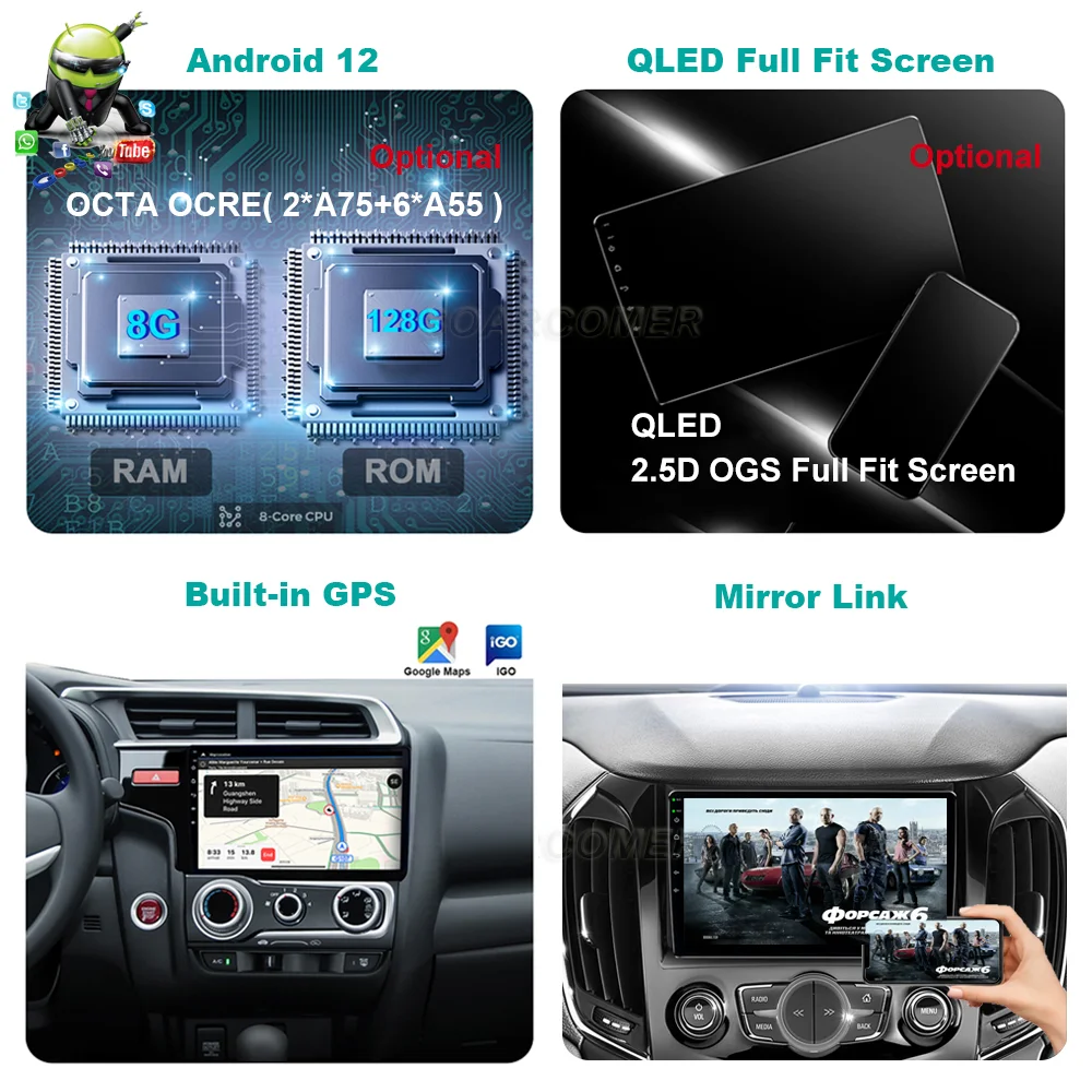 Radio con GPS para coche, reproductor Multimedia con Android 14, 9 pulgadas, para VW, Volkswagen, Golf, Polo, Skoda, Rapid, Octavia, Tiguan, Passat,