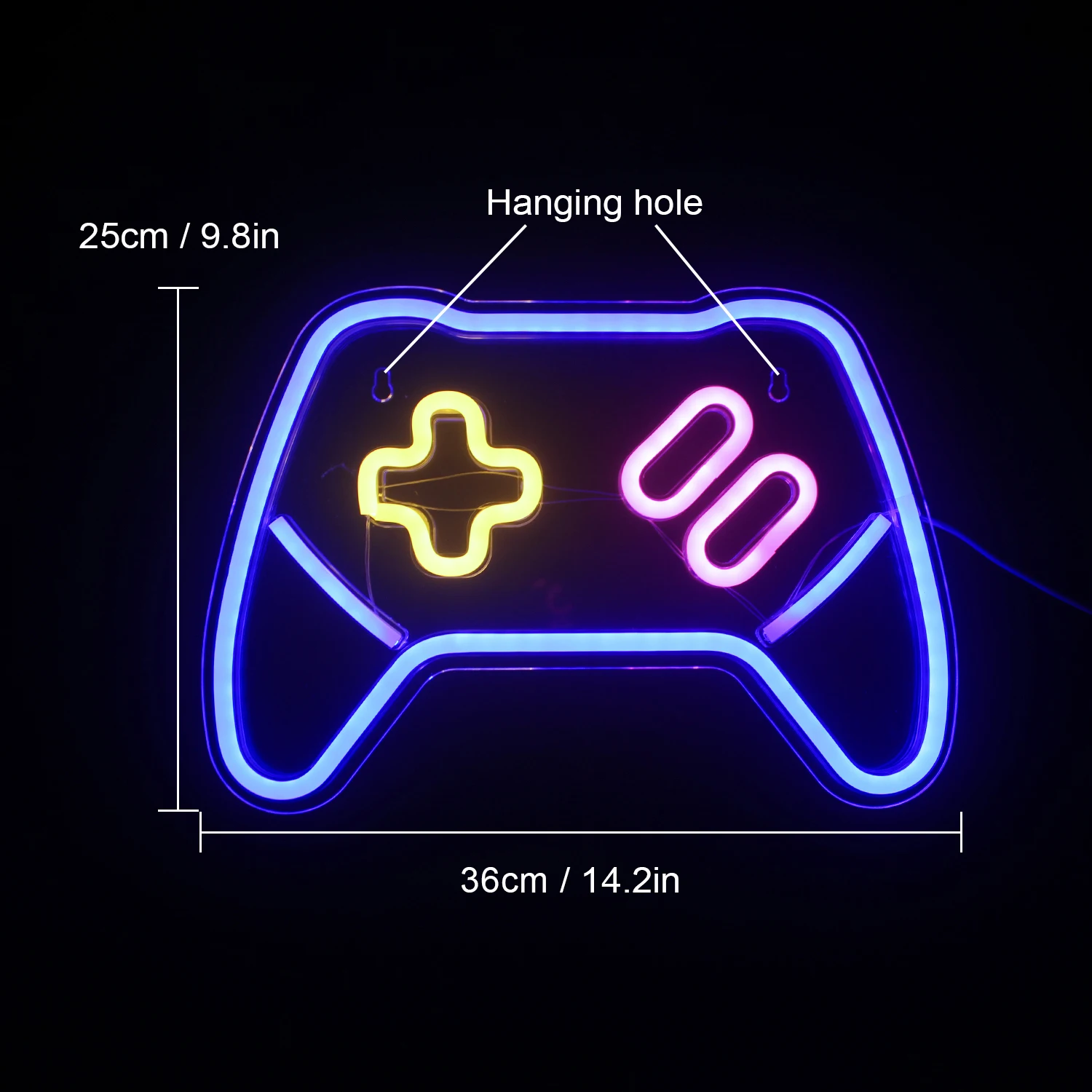 Game Led Neon Light Sign Wall Hanging Man Cave Game Room Decor Aesthetic Children\'s Room Studio Light Acrylic Gaming Decoration