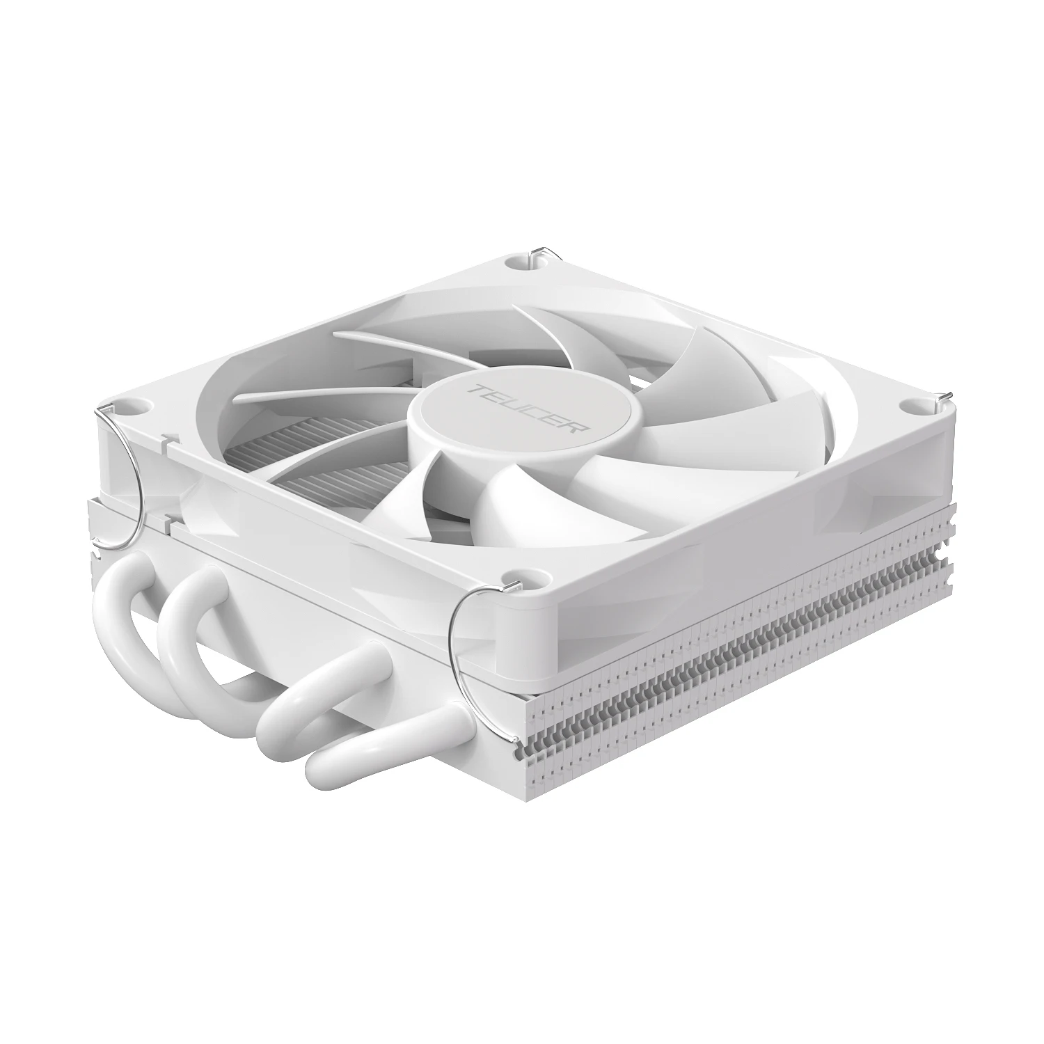 TEUCER TE-37 CPU Cooler ITX PC 37mm Radiator TDP 120W with UT9015 Ultra-thin PWM Cooling Fan for LGA 2011 1700 1200 AM5 AM4