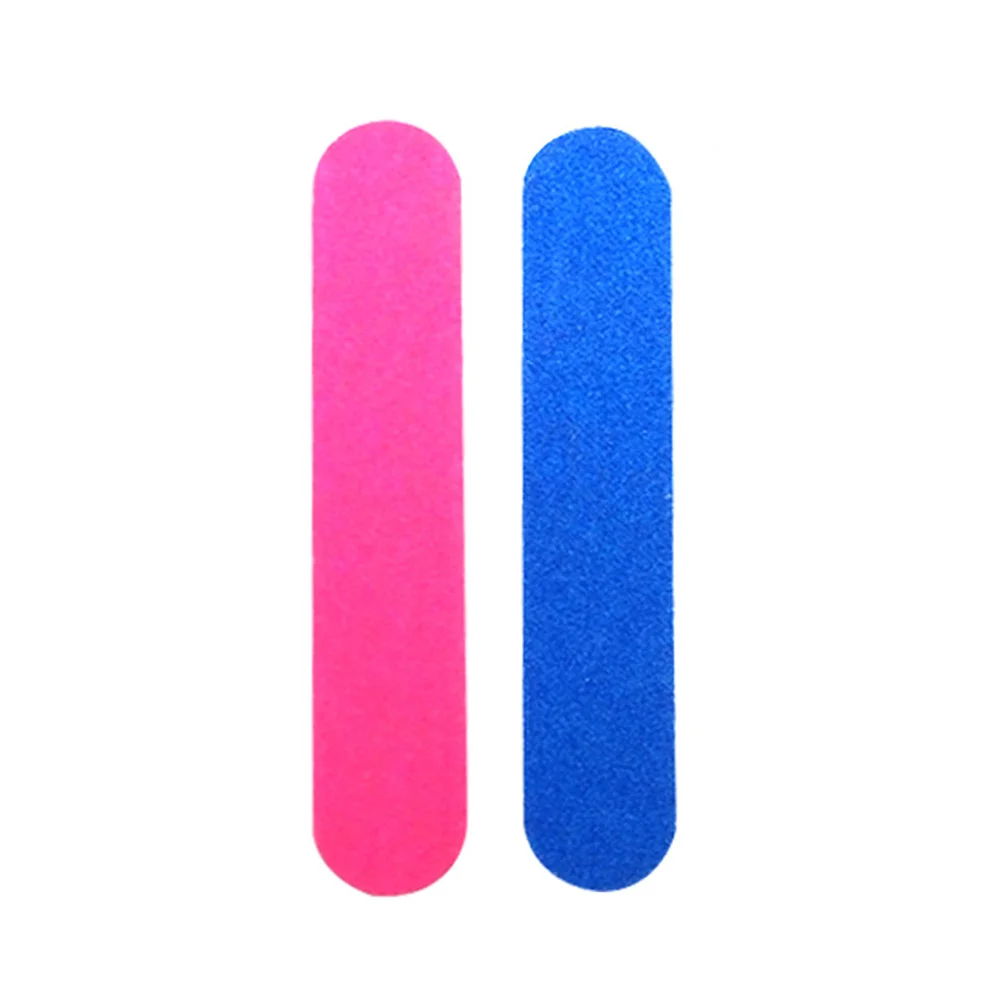 100psc Disposable Nail Files Double Sided Boards Straight Manicure Tools nail sanding block nail board