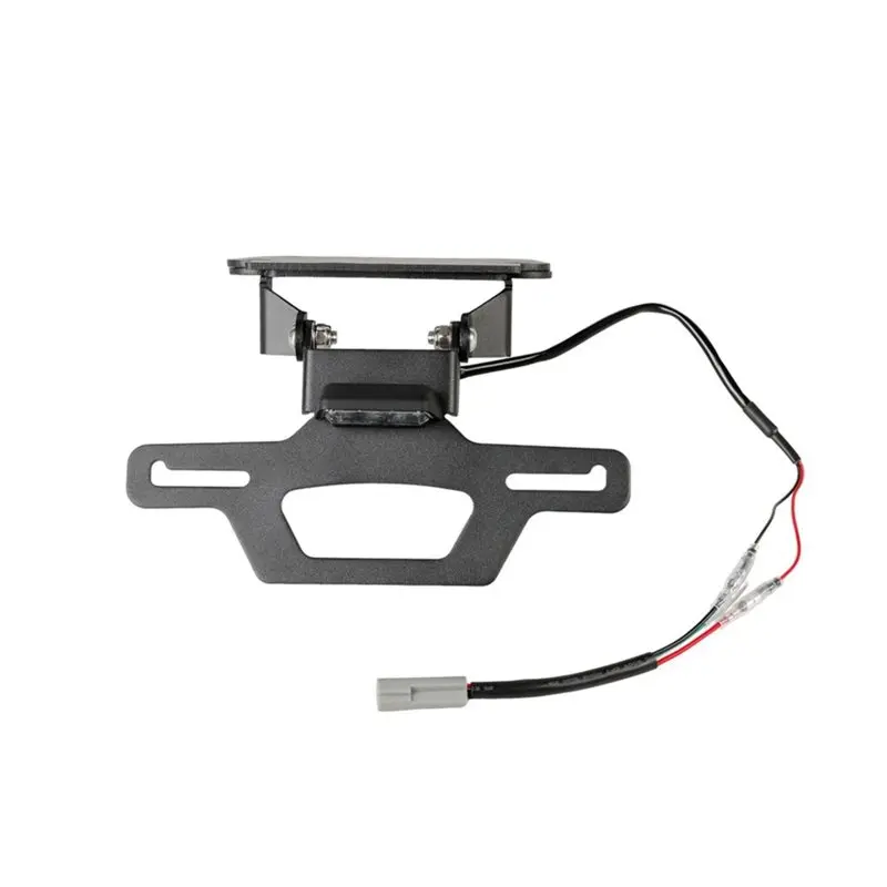 

Motorcycle Accessories For Tenere 700 XTZ07-Folding License Plate Holder Tail Tidy Fender Eliminator-Boom